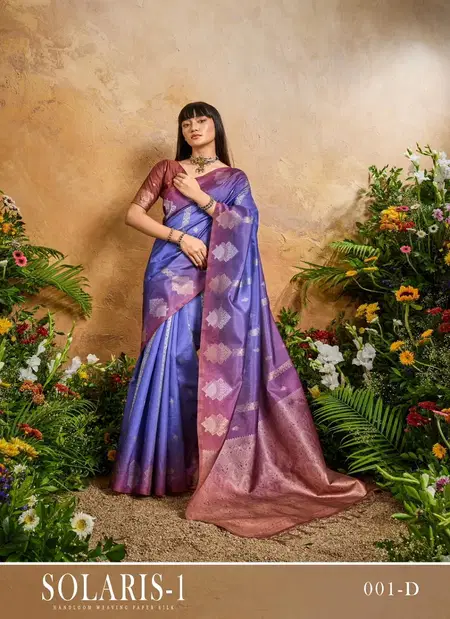 Solaris 1 By Rajtex Handloom Weaving Paper Silk Saree Wholesalers In Delhi